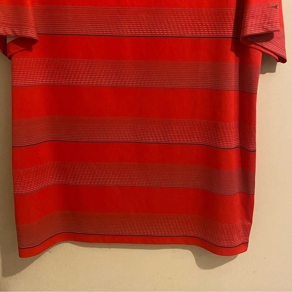 Grand Slam Shirt Mens 2XB Golf Polo Lightweight Short Sleeves Red Striped - Picture 4 of 9